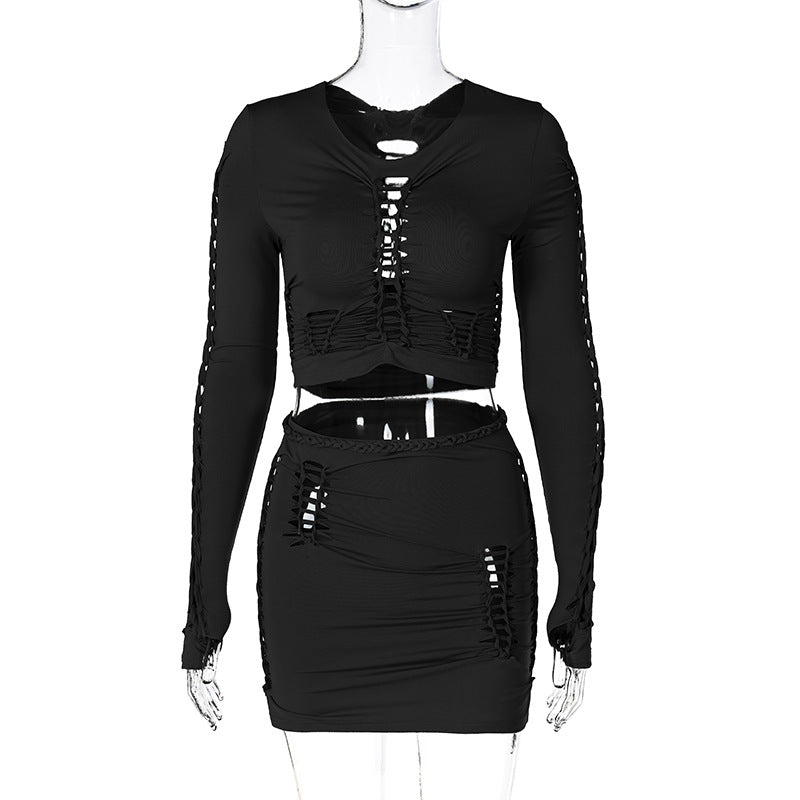 Autumn Cut Slim Two Piece Skirt