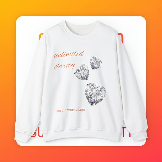 Unlimited clarity unisex sweatshirt