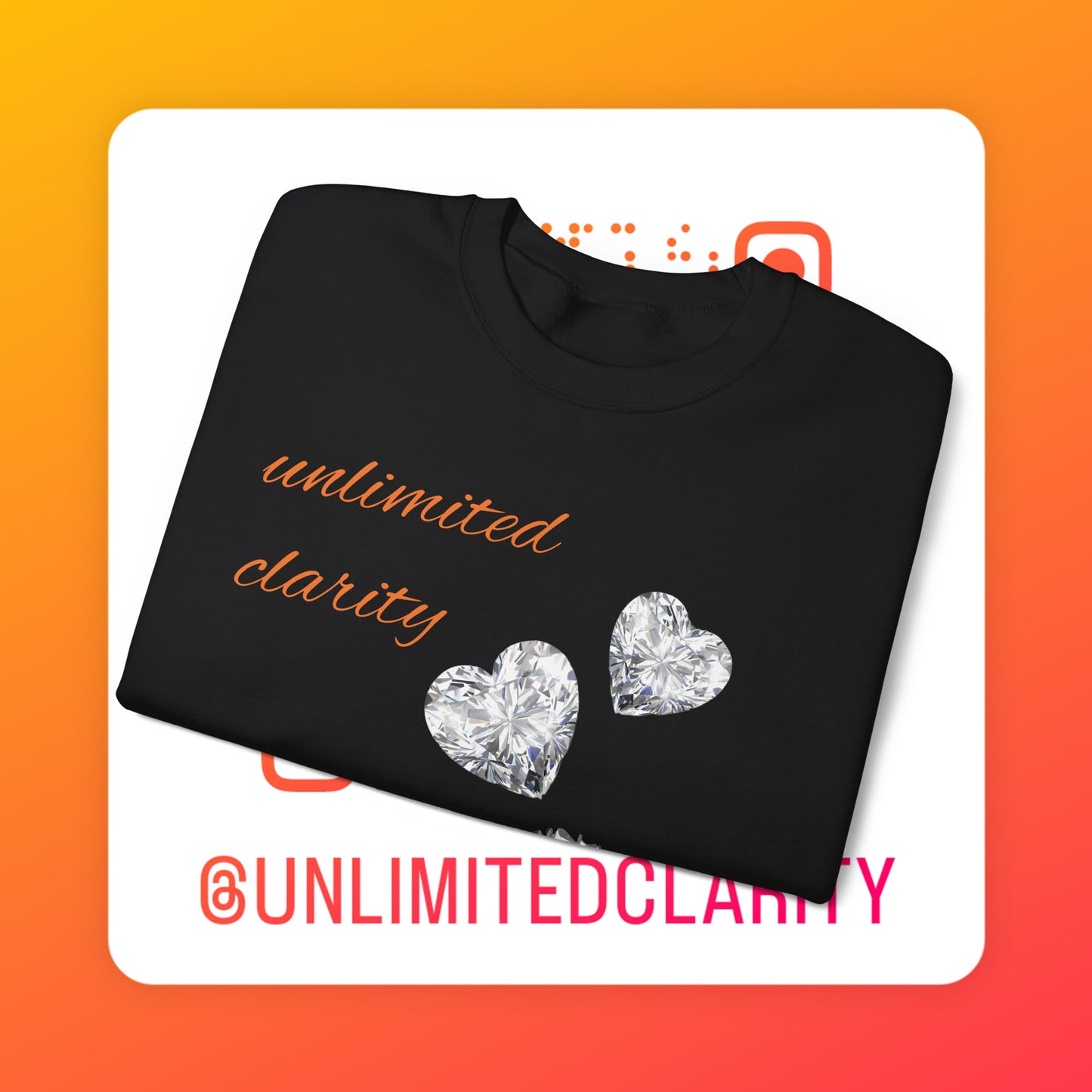 Unlimited clarity Unisex Heavy Blend™ Crewneck Sweatshirt