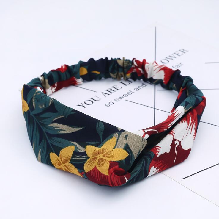 Fashion Women Girls Summer Bohemian Print Headbands